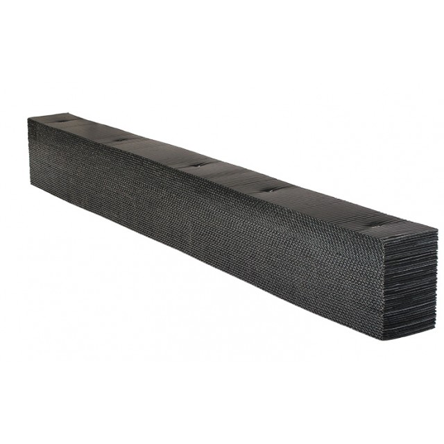 black corrugated plastic waterjet brick
