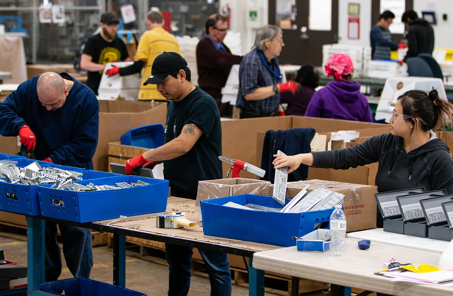 Assembly Assembly Employees Working