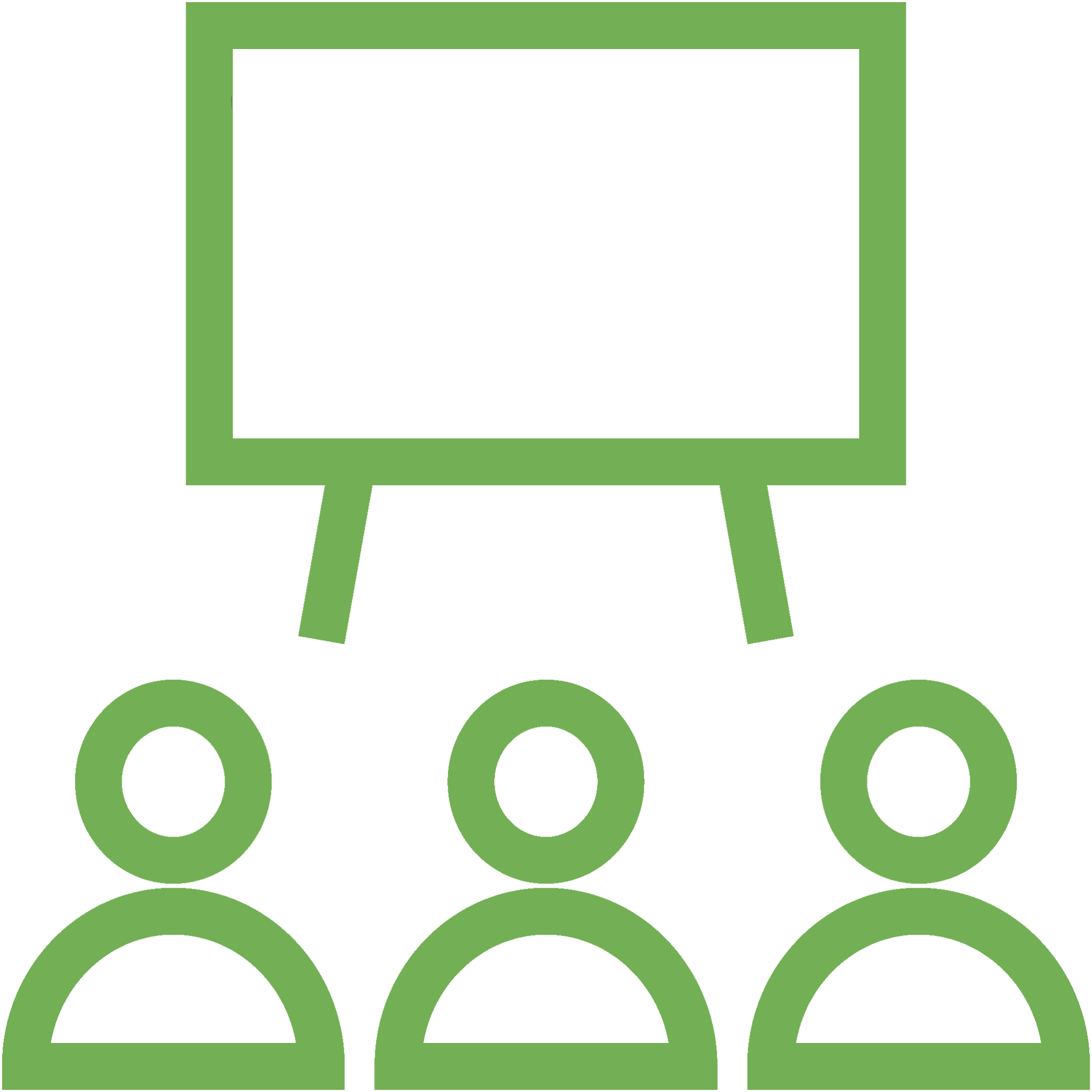 presentation Watching Screen Icon