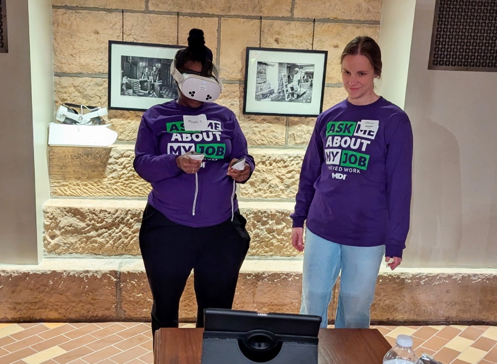 Testing out some of the tech at MN State Capital