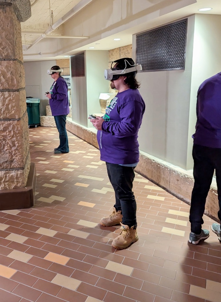 Trying out Virtual reality