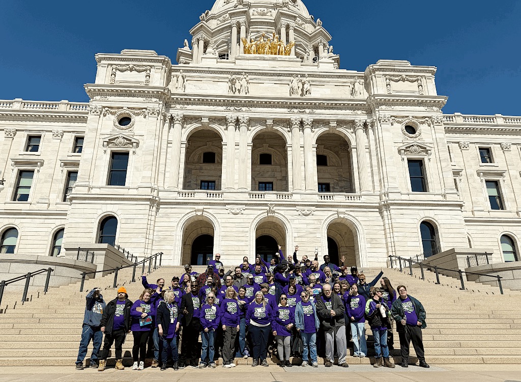 Minnesota Diversified Industries employees at Minnesota State Capital 2025