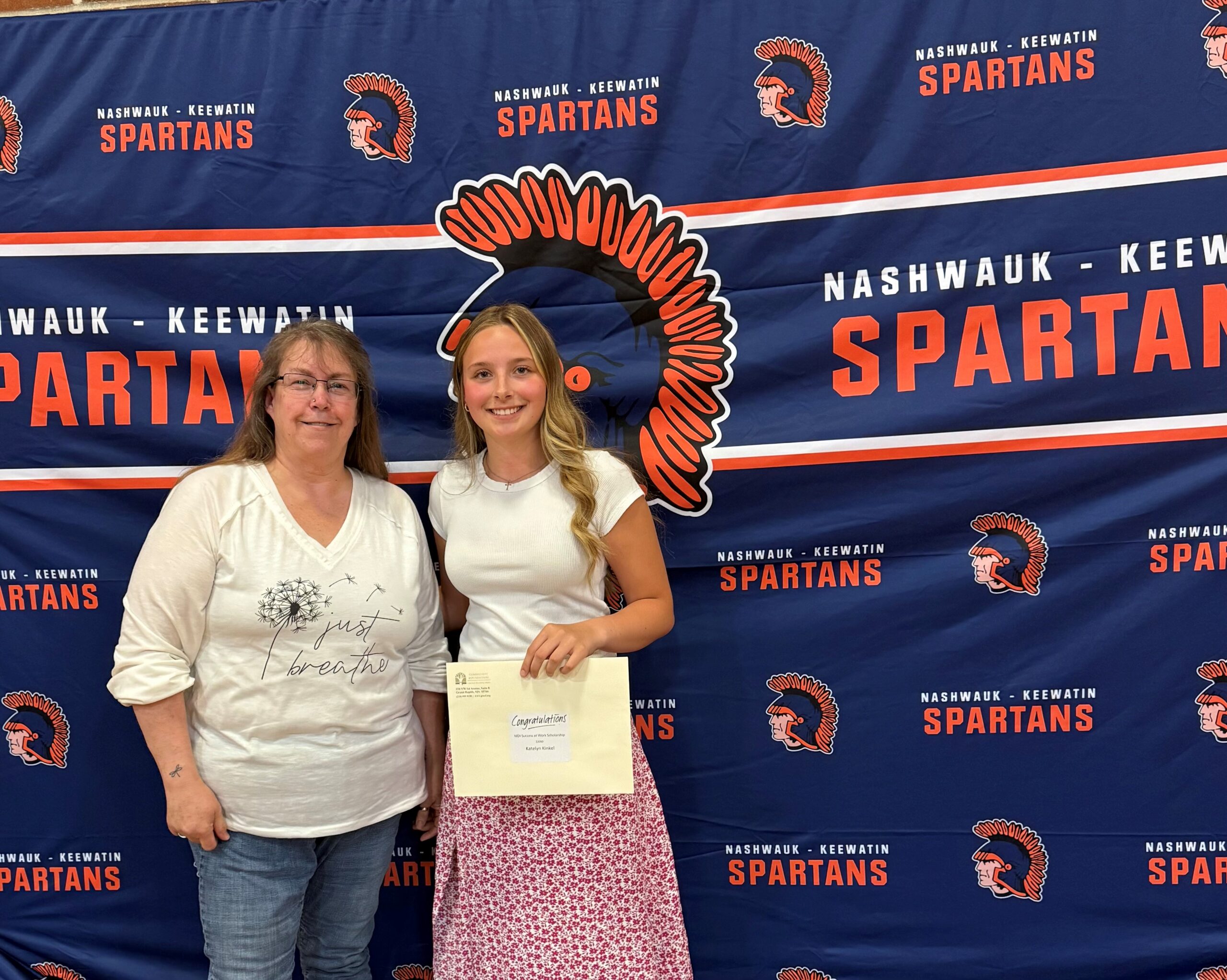 MDI Success at Work 2025 Recipient receiving scholarship