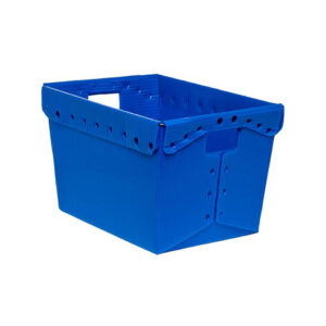 Wire Rim Corrugated Plastic Utility Tote 1577
