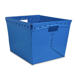 Standard Deep Wire Rim Corrugated Plastic Tote 1609