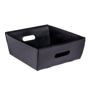 Nestable Corrugated Plastic Tray with Hand Holes 5573