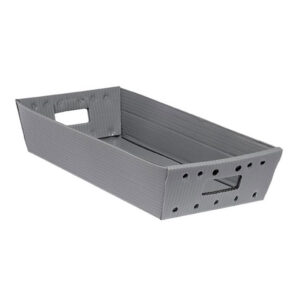 Long Sonic Welded Nestable Corrugated Plastic Tray 5574