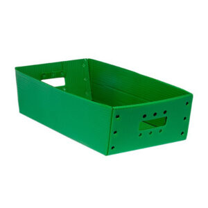 Deep Sonic Welded Nestable Corrugated Plastic Tray 5586